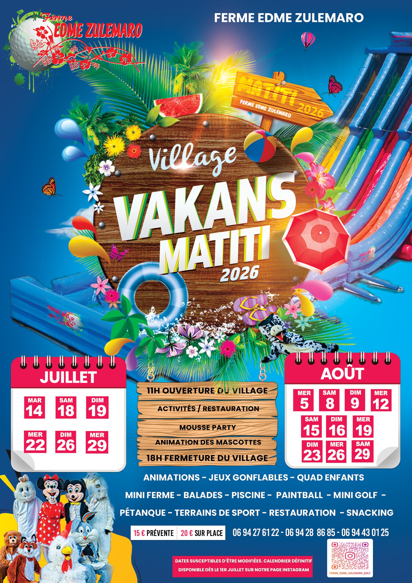 VILLAGE VAKANS MATITI 2026